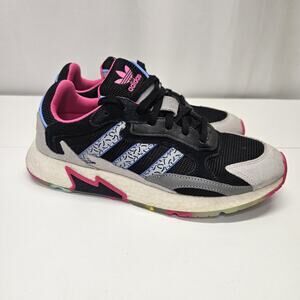 Adidas Tresc Run Boost Running Shoes Black/Pink/Blue EG5023 Men 10 Wm 12 Unisex